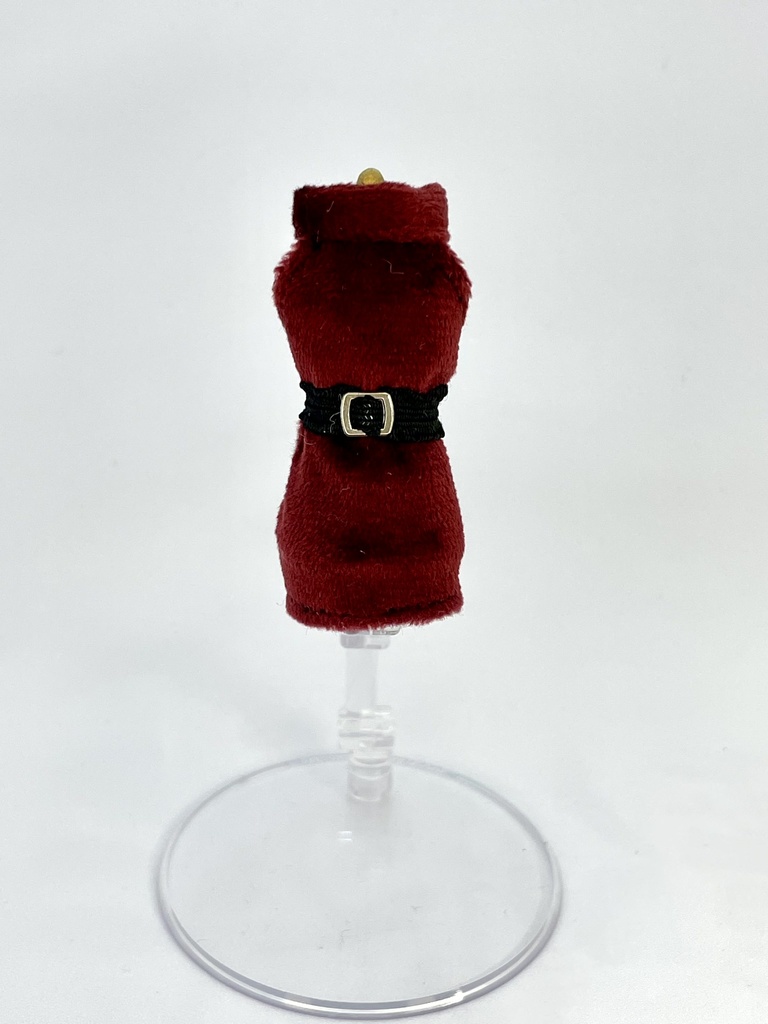 タートルネックワンピース【えんじ】