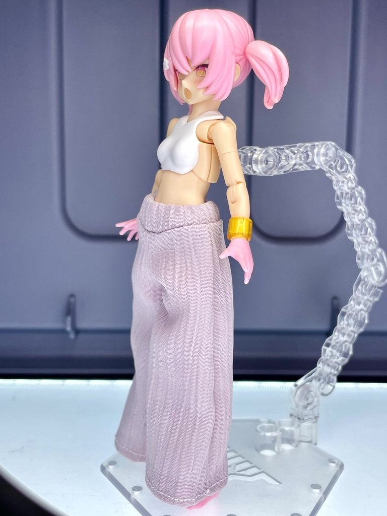 ワイドパンツ【薄紫】