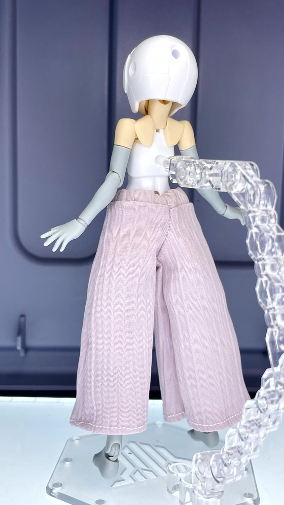 ワイドパンツ【薄紫】