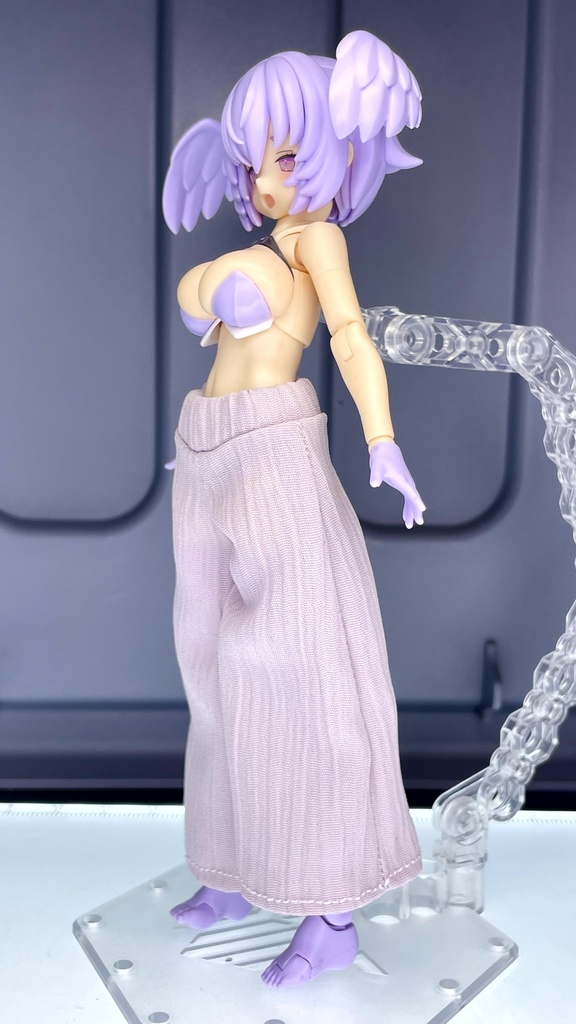 ワイドパンツ【薄紫】