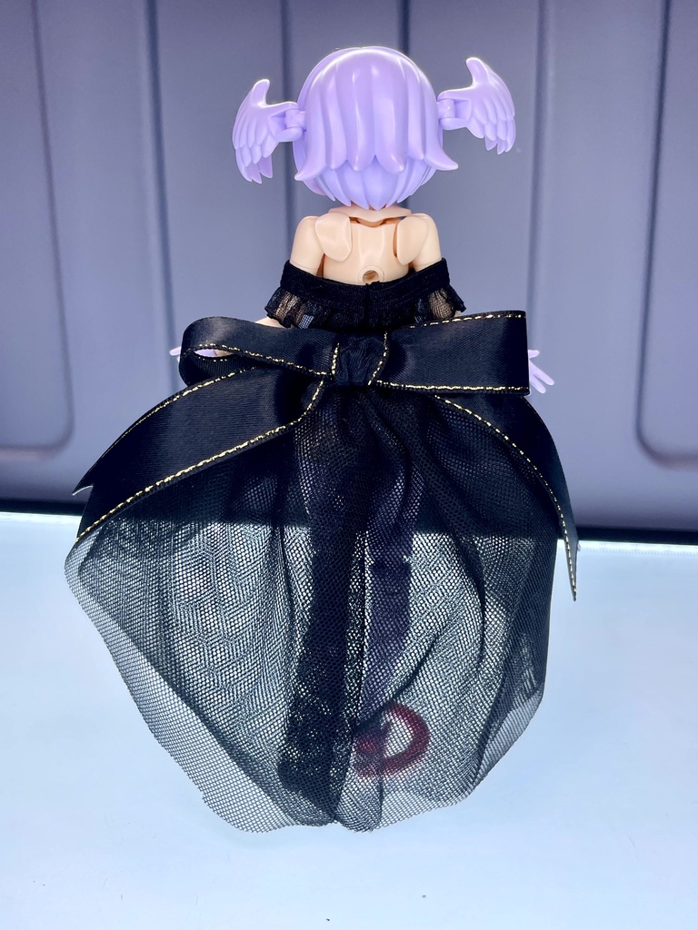 シースルーカラードレス【黒】