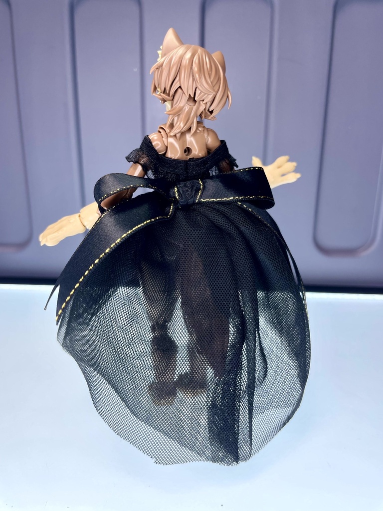 シースルーカラードレス【黒】