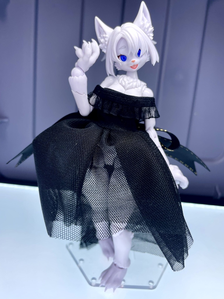 シースルーカラードレス【黒】