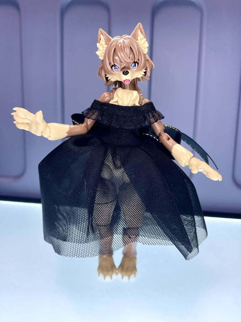 シースルーカラードレス【黒】