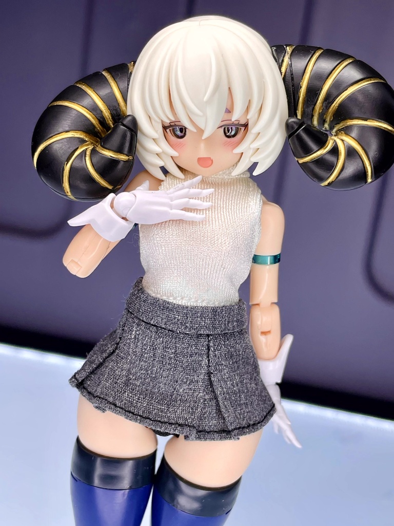 ボックススカート【グレー】