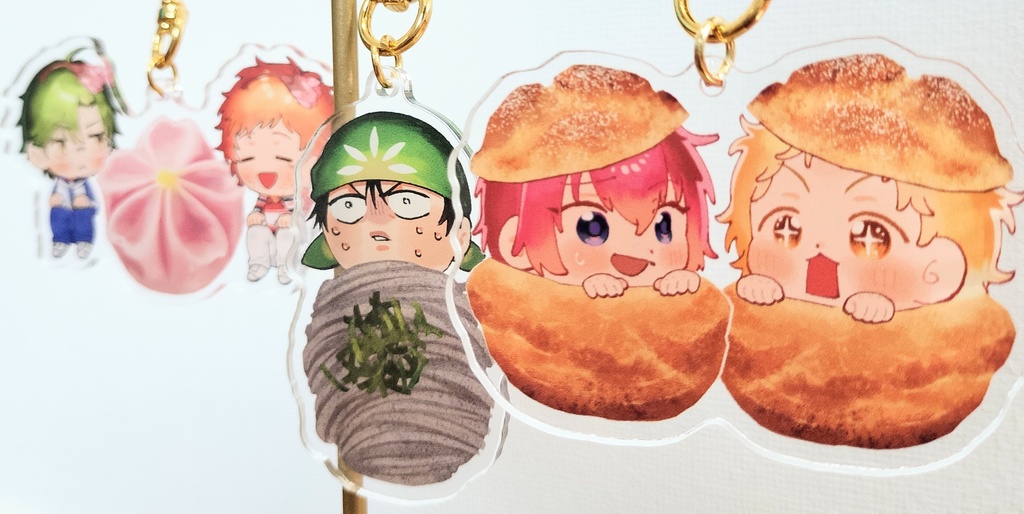 【テニプリ】もぐもぐ🍳サンドアクキー 海堂薫(蕎麦ver)