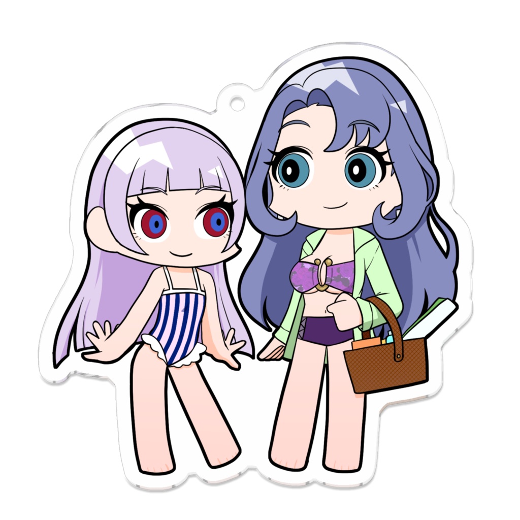 アクリルキーホルダー マジカミ ルクスリア&マリアンヌママ