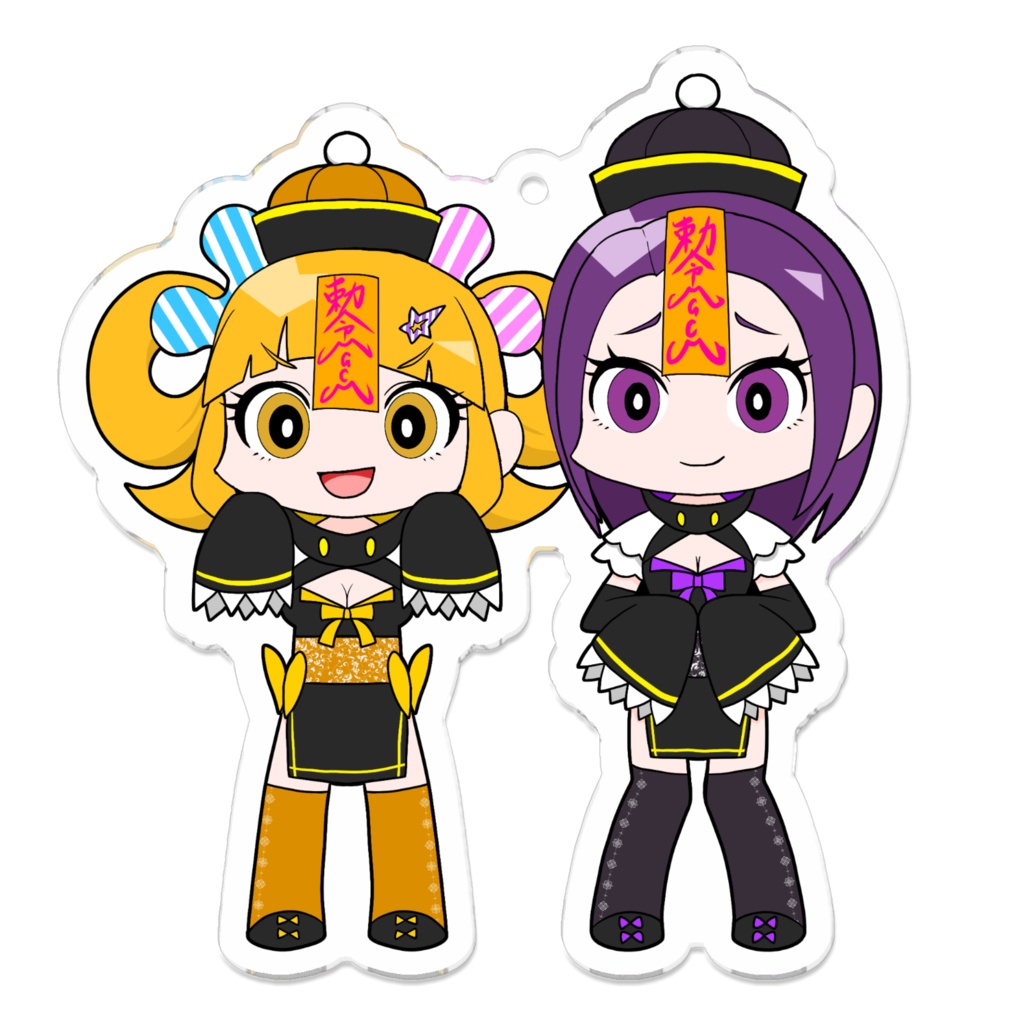 アクリルキーホルダー　マジカミHW　ここあ＆セイラ