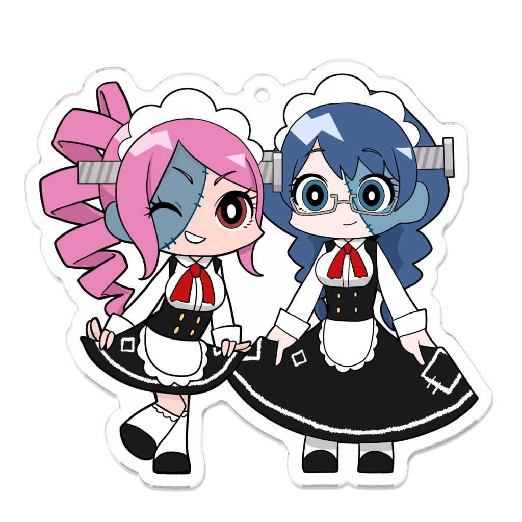 アクリルキーホルダー マジカミHW りり&マリアンヌ