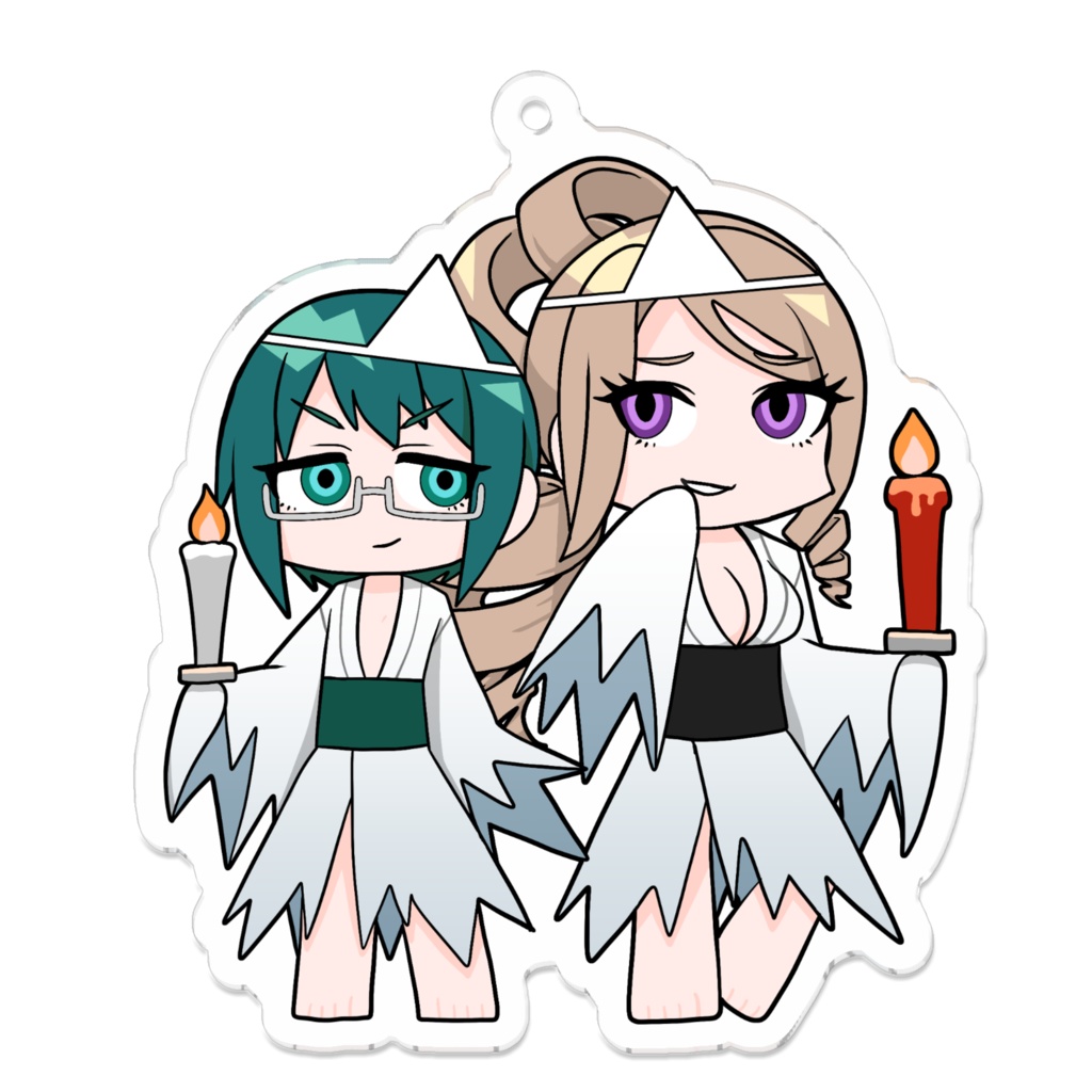 アクリルキーホルダー　マジカミHW　インヴィ＆ベアトリス