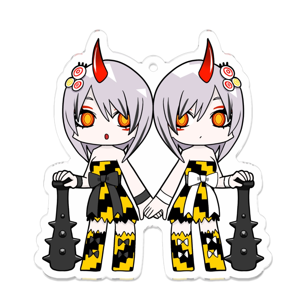 アクリルキーホルダー マジカミHW コクリ&ハクリ