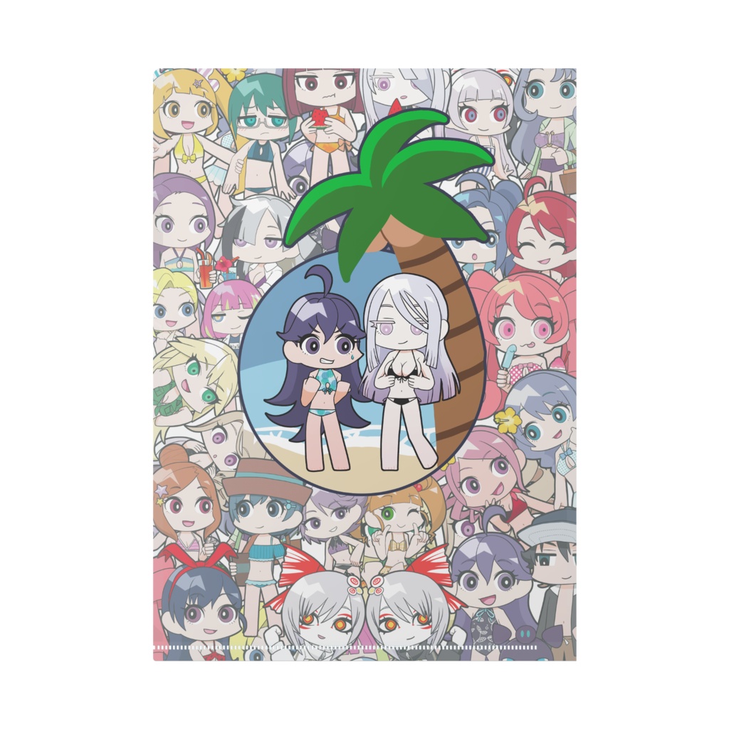 クリアファイル マジカミ 水着大集合!