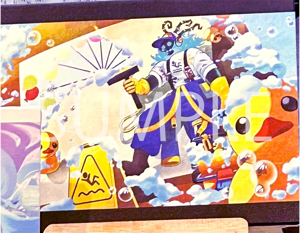 清掃員スレッシュ キャンバスプリント