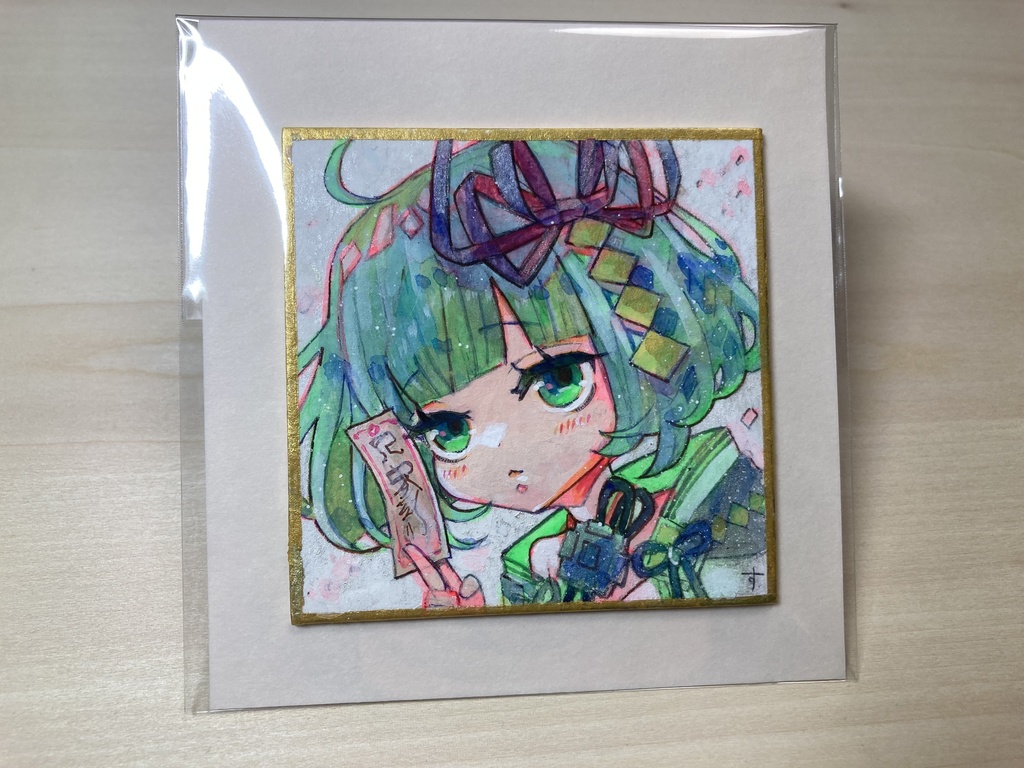 イラスト色紙