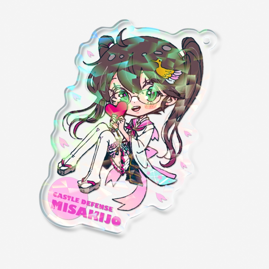 三崎城ちゃんアクリルキーホルダー