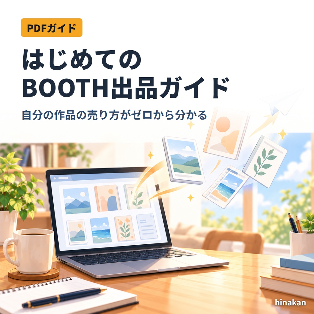 はじめてのBOOTH出品ガイド|専門用語なしでゼロから分かる自分の作品の売り方