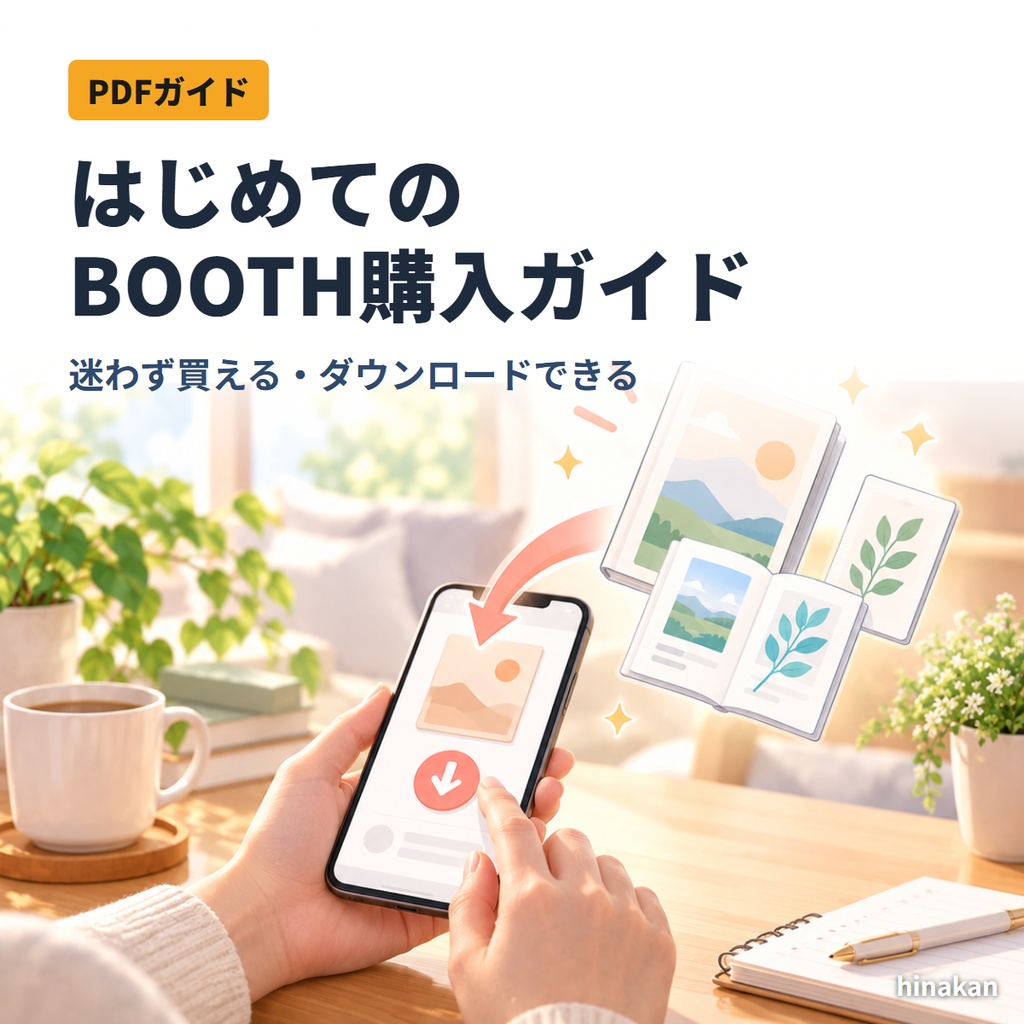 はじめてのBOOTH購入ガイド|迷わず買える・ダウンロードできる初心者向けガイド