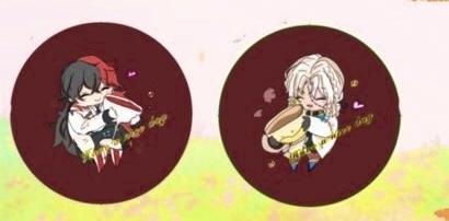 缶バッジ ワインカラー ルカス・ミヤジ