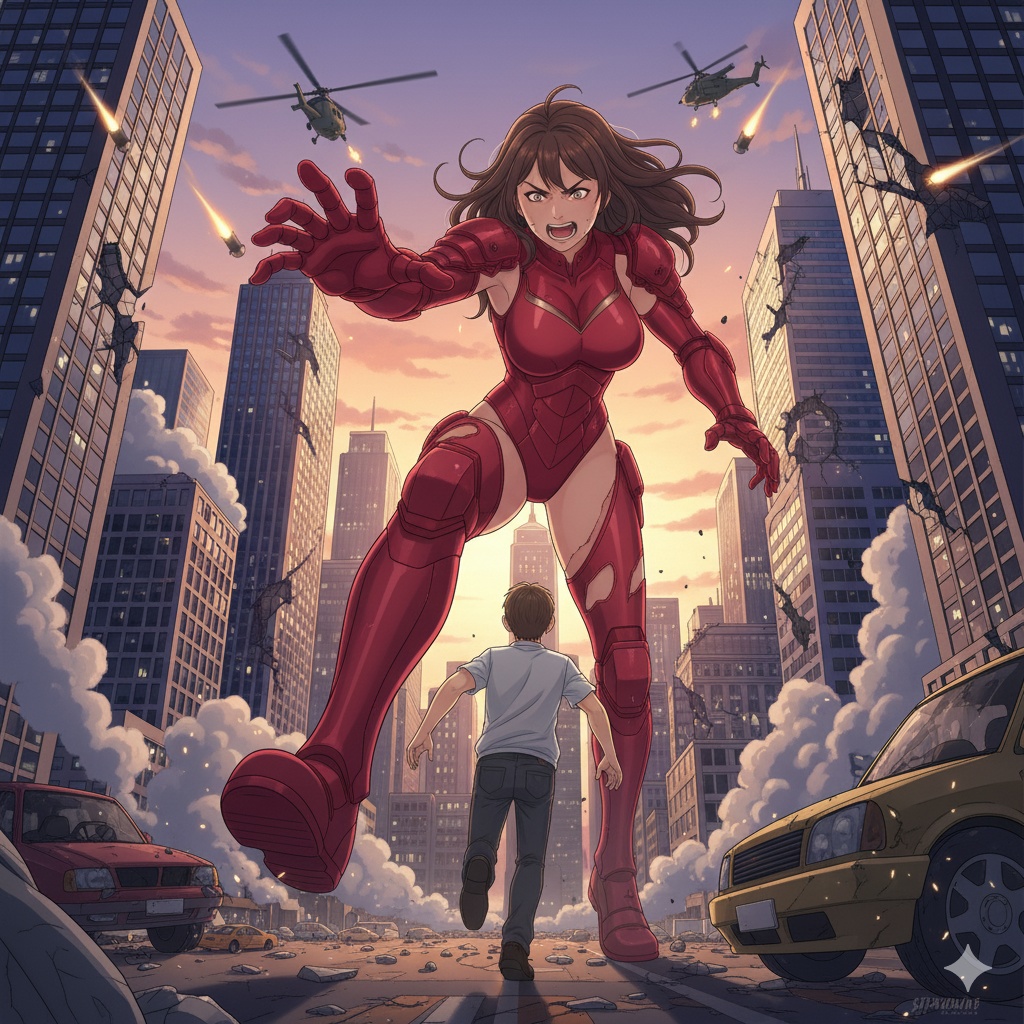 巨大美女が現る