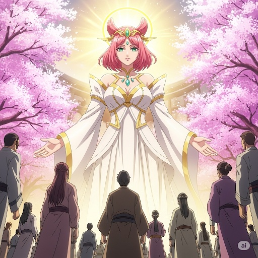 巨大な女神が降臨