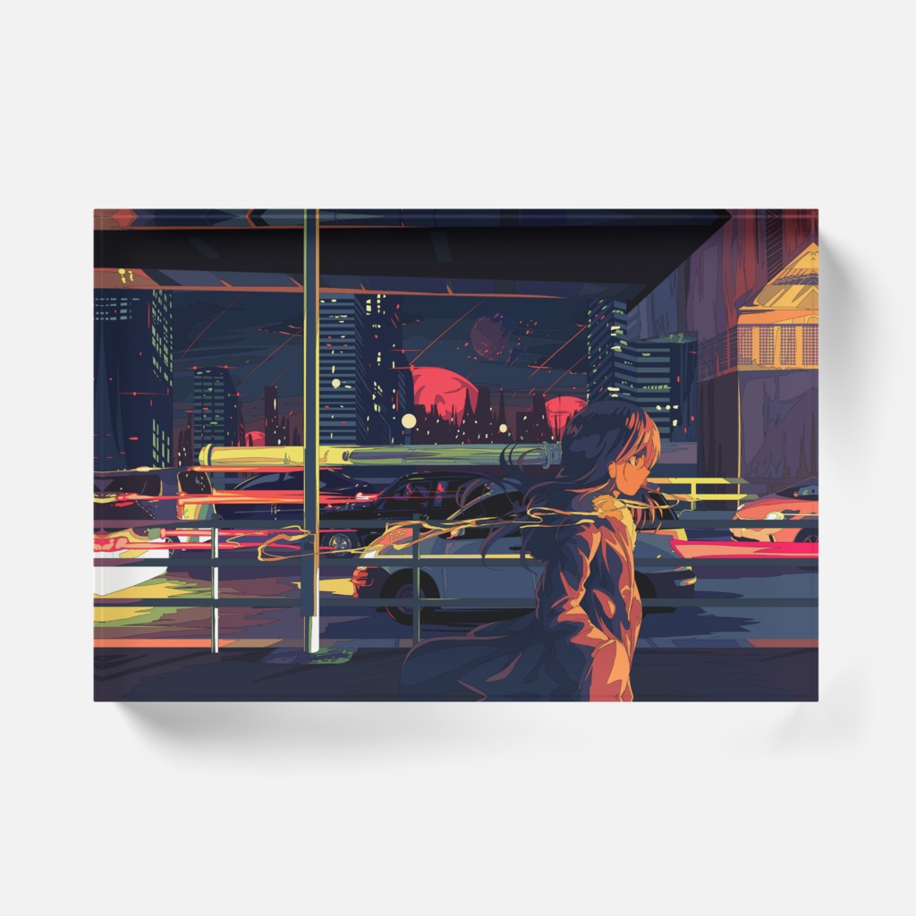 「WayBack」アクリルブロック