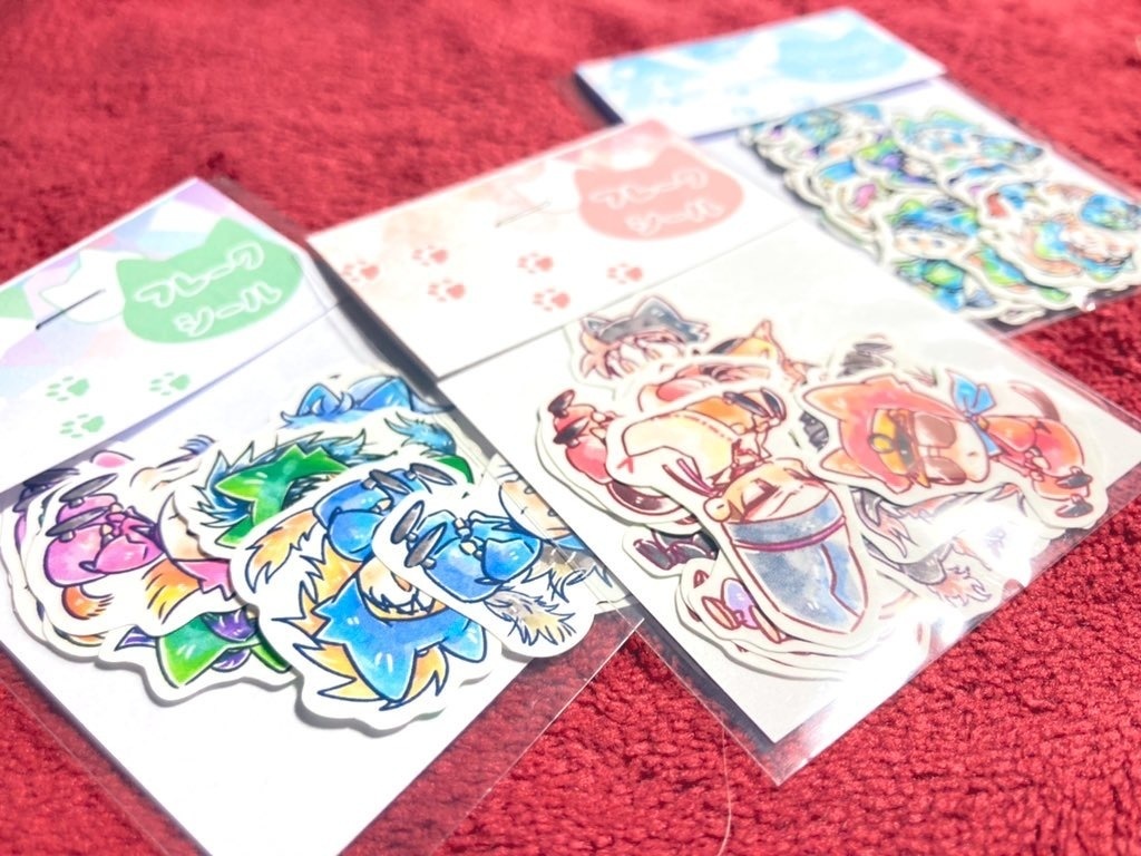 自作フレークシール【上級生セット】