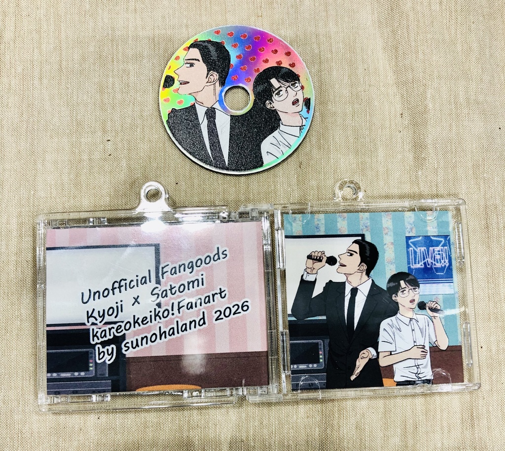 miniCDキーホルダー