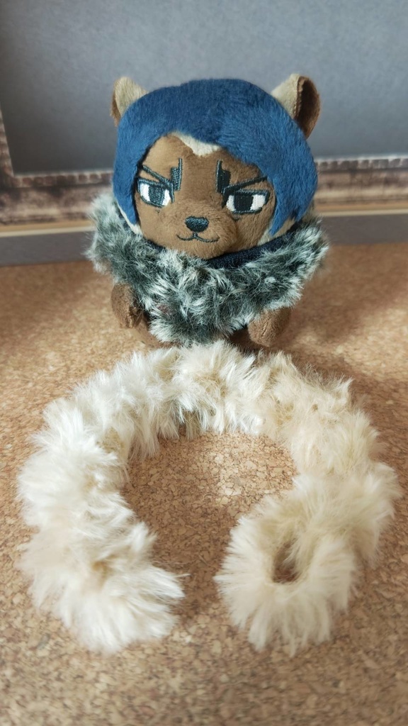 ぬいちゃん用ファーマフラー