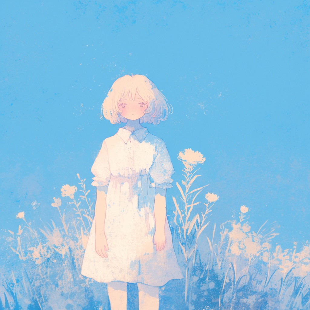 淡く。