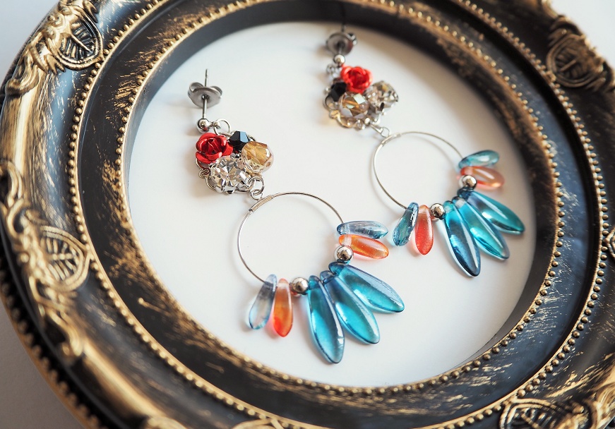 【呪術】釘崎野薔薇イメージピアスorイヤリング