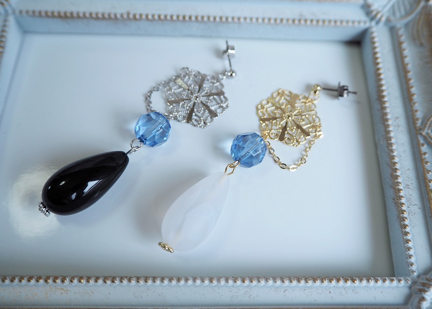 【第五人格】白黒無常　霜寒　ピアスorイヤリング