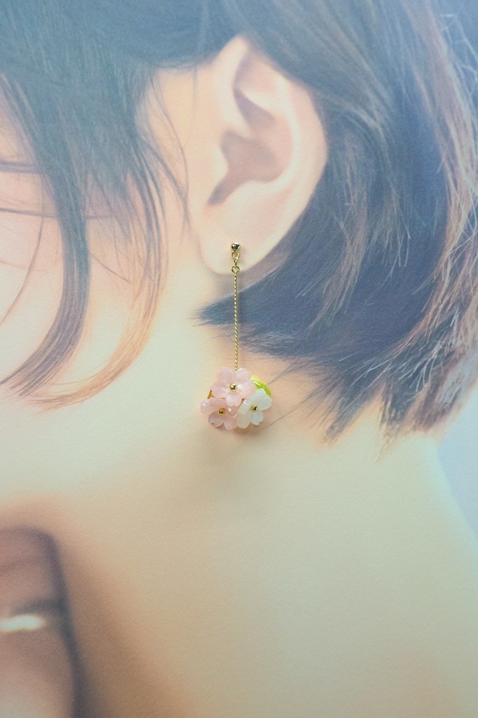 桜花//桜のピアスorイヤリング