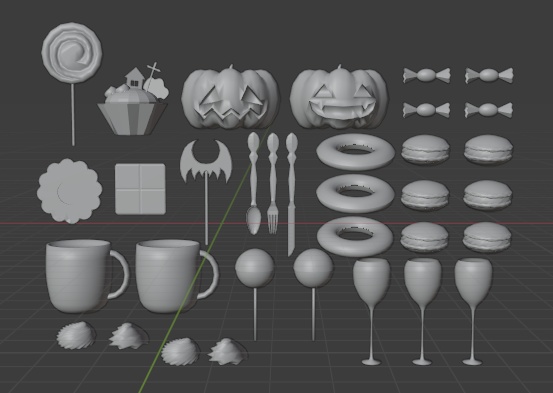 ハロウィン小物・お菓子