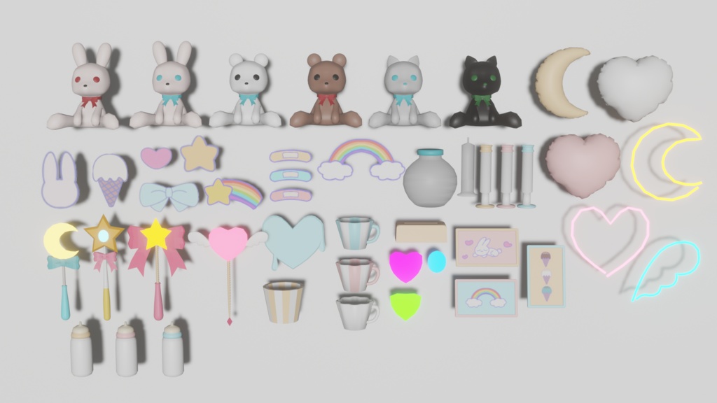 ゆめかわ部屋+インテリア+小物+バレンタイン