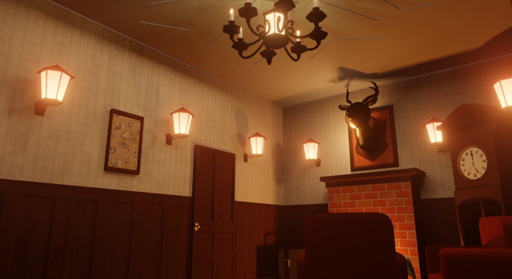 暖炉のある部屋+インテリア・小物