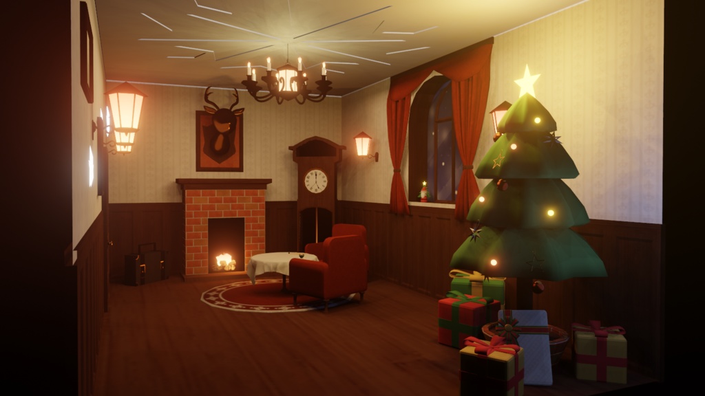 暖炉のある部屋+インテリア・小物