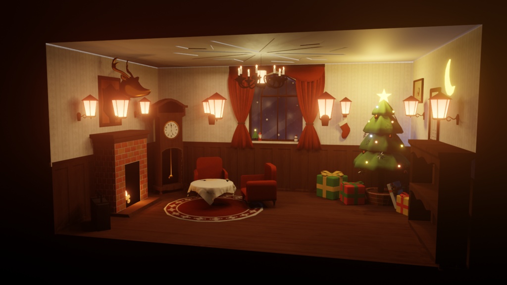 暖炉のある部屋+インテリア・小物