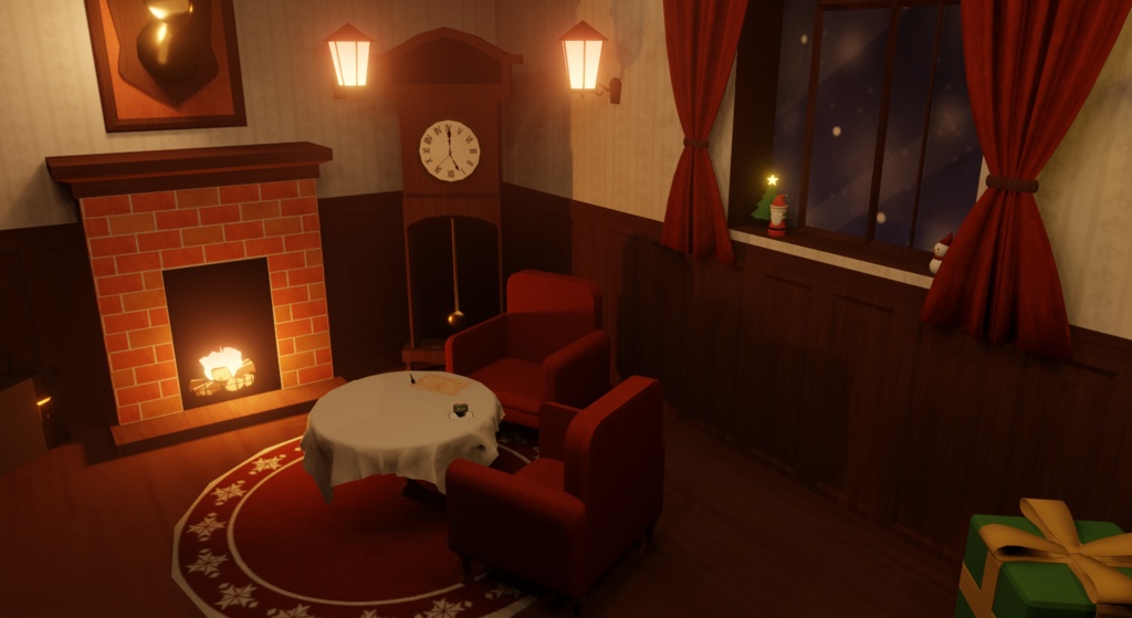 暖炉のある部屋+インテリア・小物