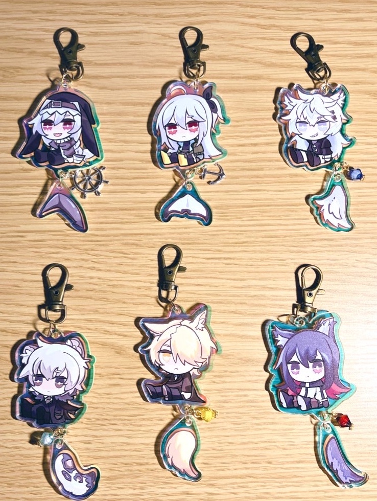 尻尾ぷらぷらアクキー