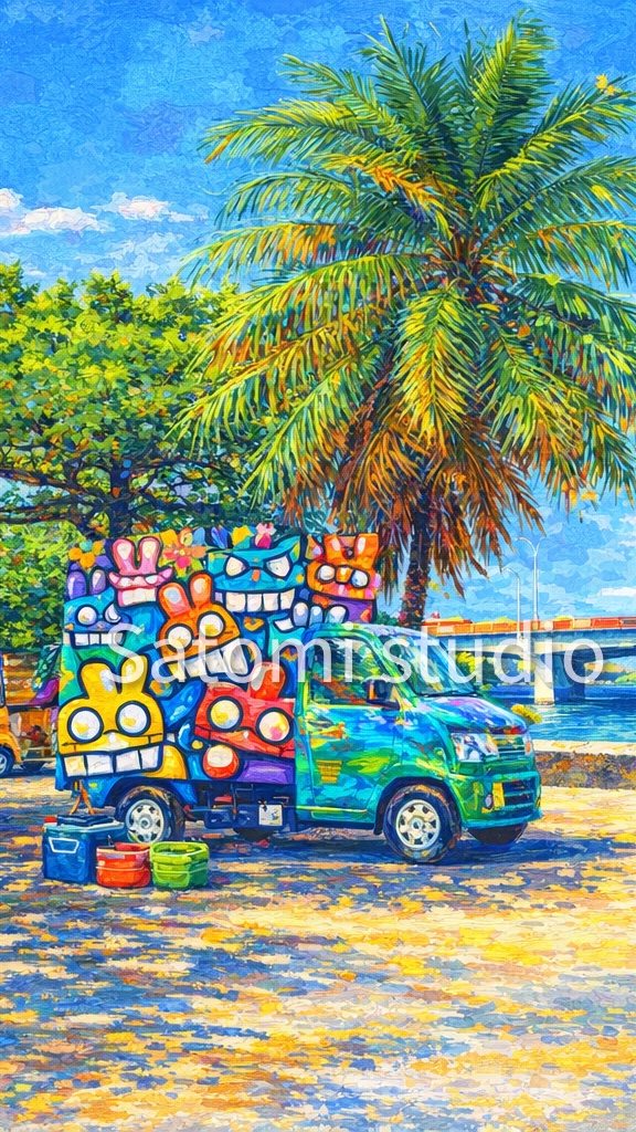 沖縄ビビッドな夏壁紙セット(スマホ・iPad・PC対応|11枚)