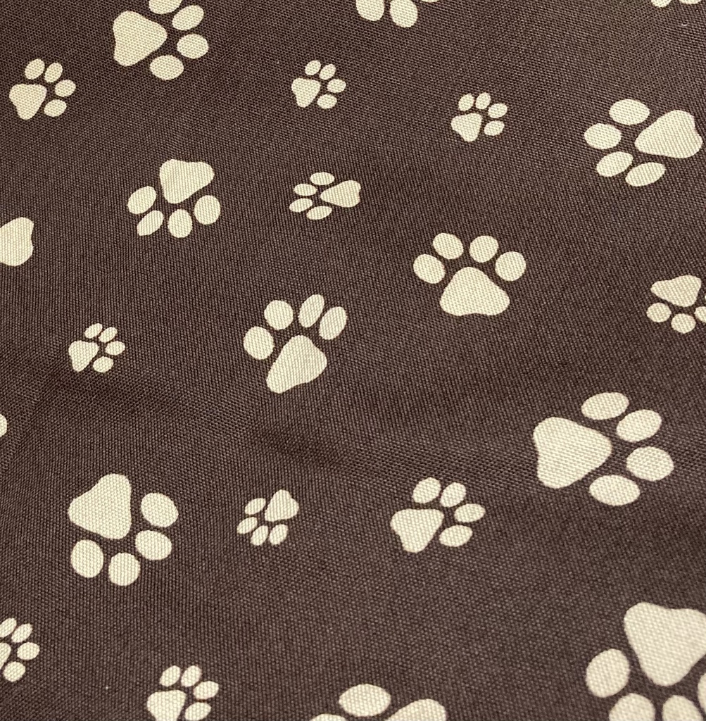 マスクカバー(プリーツ仕立て)+おまけ付き(だれの足跡?) 飛沫感染防止+肌荒れ防止