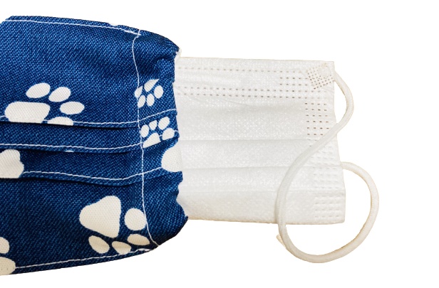 マスクカバー(プリーツ仕立て)+おまけ付き(足跡を追え) 飛沫感染防止+肌荒れ防止