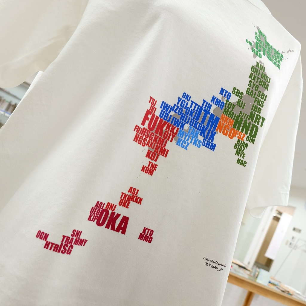 3レターコード暗記用Tシャツ(同梱・複数同時購入不可)