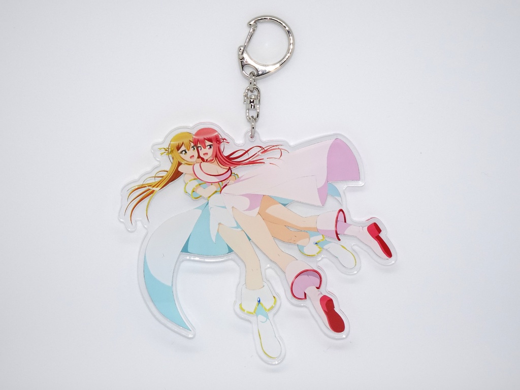 アクリルキーホルダー_皆月ひかる&みかげ(セレーネドレスVer.)