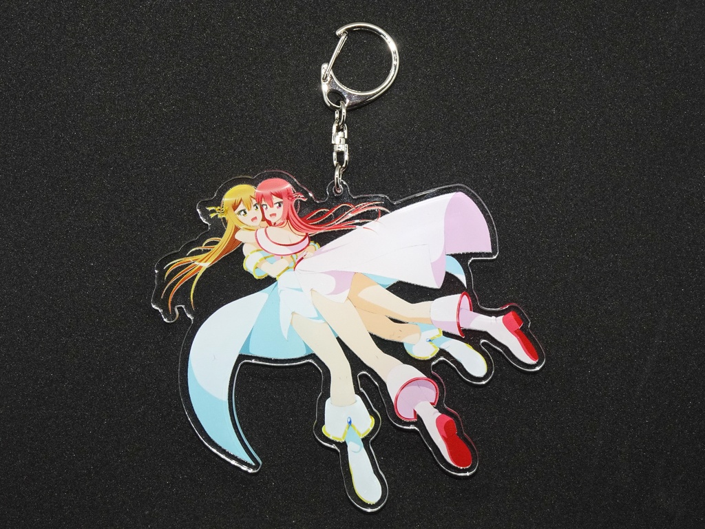 アクリルキーホルダー_皆月ひかる&みかげ(セレーネドレスVer.)