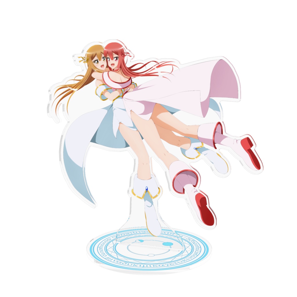 アクリルフィギュア_皆月ひかる＆みかげ（セレーネドレスVer.）