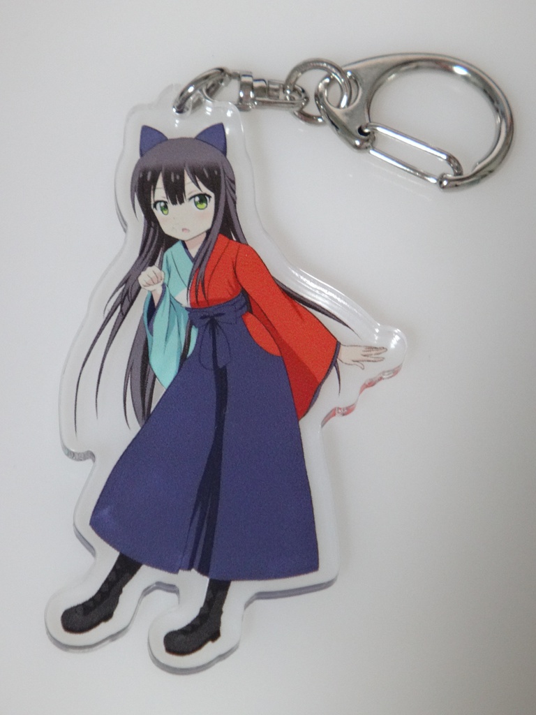 うらら迷路帖_紺(アクリルキーホルダー)