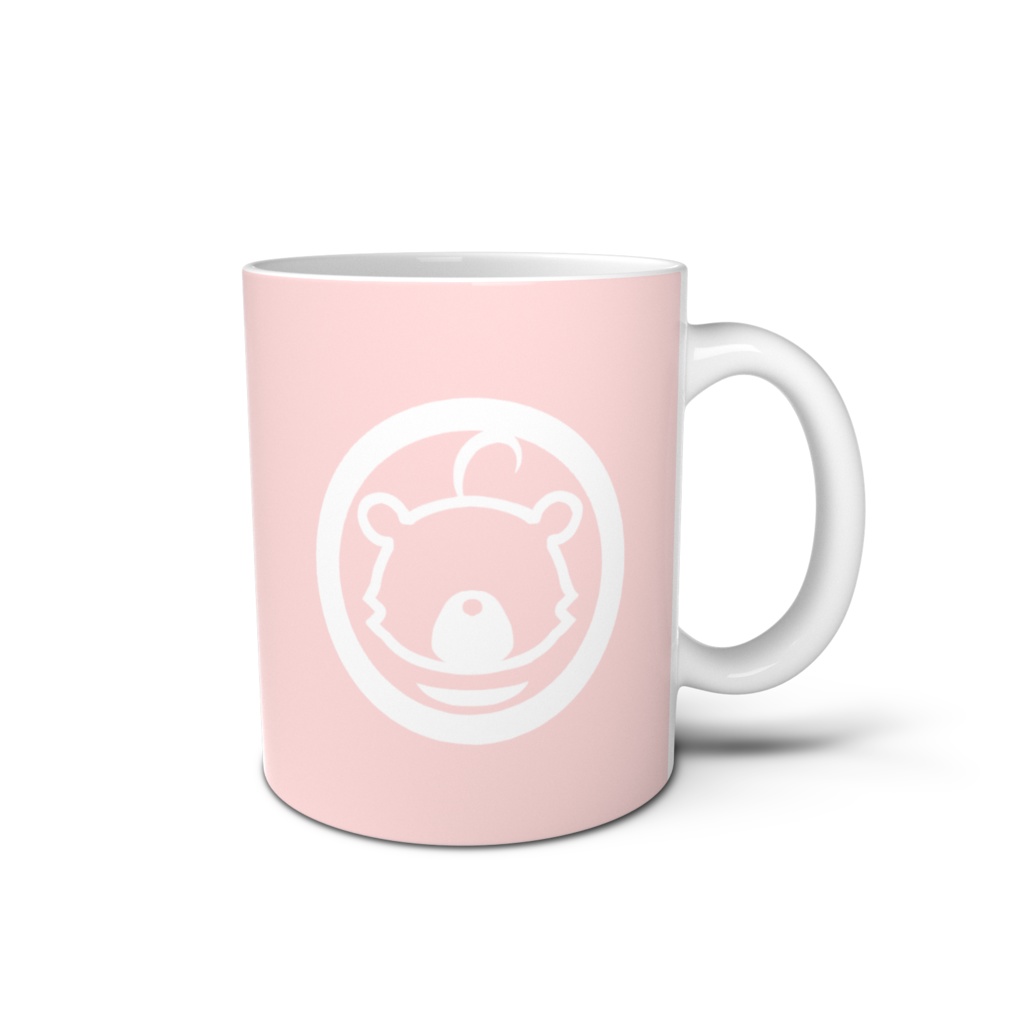 くまくろロゴマグカップ (P)