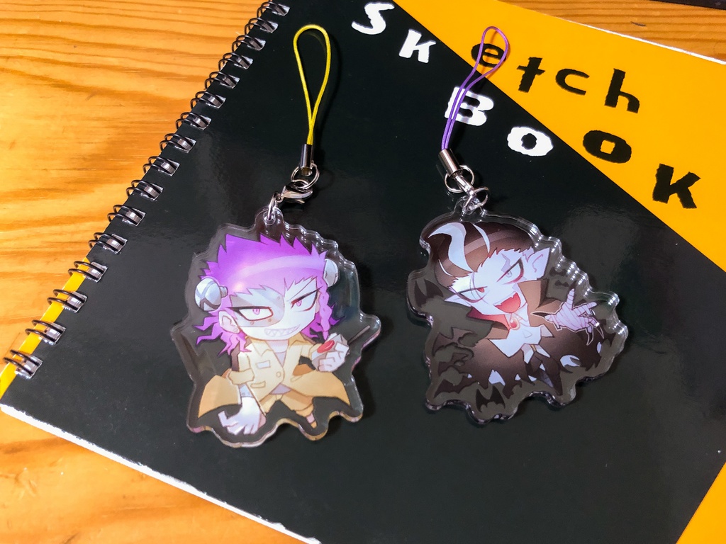 田中くん/左右田くん ハロウィンアクリルストラップ