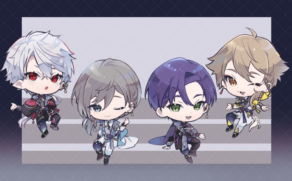 【非公式】咎ノワール ミニキャラアクリルスタンド